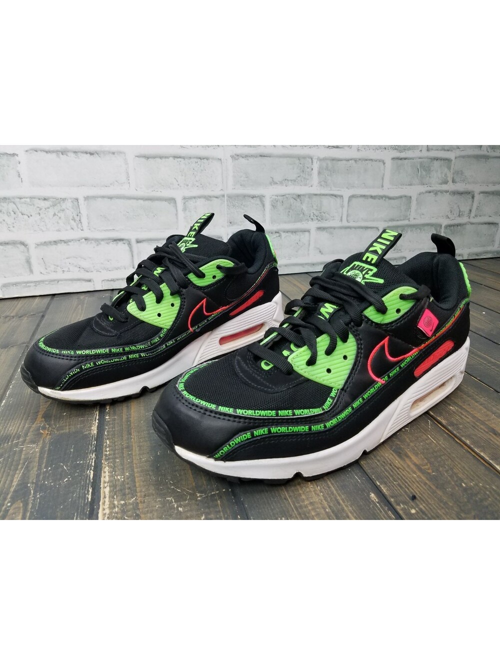 Nike Men's Air Max 90 Black Worldwide Pack CK6474-001 Men’s Size 11